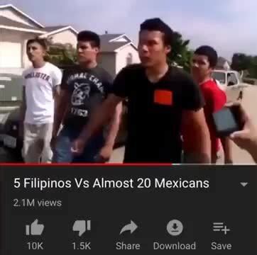 5 filipino vs 20 mexican